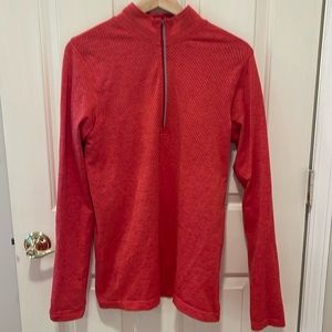 Lululemon Men’s lightweight athletic half-zip pullover, size XS.